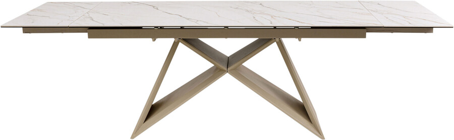 Extension Table Nelly Greige 180(40+40)x90cm