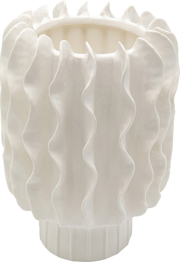 Wazon z porcelany VIENTO 26 cm - biały