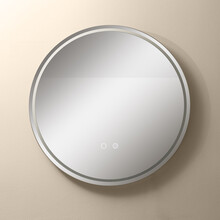 Lustro okrągłe z podświetleniem LED D3004-60 - lustrzany