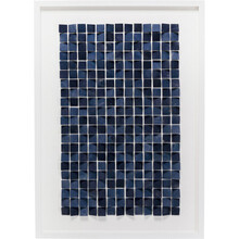 Framed Picture Origami Blue 74x104cm