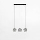 Lampa wisząca COLORE MD3350B-3BL/C - transparentny