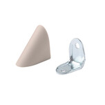 Złącza meblowe pojedyncze w kolorze kaszmir do trwałego i solidnego łączenia płyt meblowych.    Wymiary: - szerokość: 1,9 cm - głębokość: 2,7 cm -...