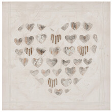 Obraz na płótnie HEART 80x80