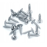 Wkręt do drewna Marcopol z łbem podkładkowym - ocynk biały / 3,5x16 mm / opakowanie 100 szt.     Specyfikacja: - materiał: metal - wgłębienie: PZ2 -...