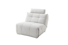 Sofa modułowa BELVIANO element środkowy - jasny szary