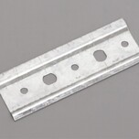 Listwa montażowa 200 cm - ocynk biały   Długość: 2000 mm   Materiał: metal   Kolor: ocynk biały