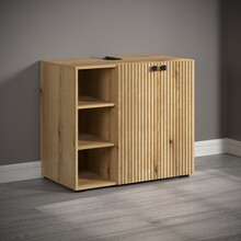 Szafka pod umywalkę 2-drzwiowa z półkami PURE BLISS - dąb evoke
