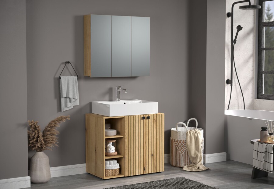 Zestaw mebli do łazienki PURE BLISS 903 - dąb evoke