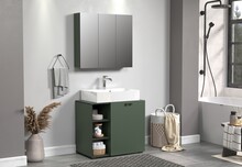 Zestaw mebli do łazienki PURE BLISS 903 - zielony