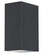 Kinkiet zewnętrzny HARMONIA SJ20211-2W - czarny