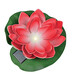 Lampka solarna KWIAT LOTOSU SW-5033-R - czerwony