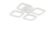 Lampa sufitowa STELLAR MS232040R-WH - biały/chrom