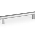 Wymiary: - długość: 393 mm - głębokość: 37,1 mm - wysokość: 16,5 mm - rozstaw otworów: 160 mm Materiał: aluminium Kolor: efekt stali nierdzewnej,...
