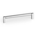 Wymiary: - długość: 170 mm - głębokość: 37 mm - wysokość: 10 mm - rozstaw otworów: 160 mm Materiał: aluminium polerowane Kolor: nikiel połysk...