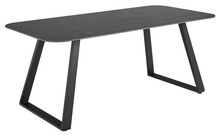 Stół z ceramicznym blatem ANTALYA 180x90 - czarny