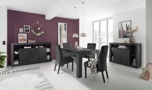 Stół RIMINI 180x90 - czarny