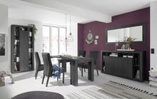 Stół rozkładany RIMINI 137/185x90 - czarny