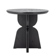 Stół okrągły VIXEN 80 cm - czarny
