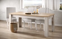 Stół COUNTRY 180x90 - dąb cadiz/dąb meringa