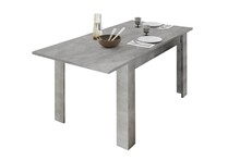 Stół rozkładany FREEDOM 137/185x90 - beton