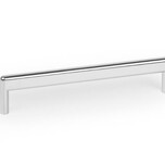 Uchwyt podłużny BEAM 0673/160 - nikiel połysk Wymiary: - długość: 168 mm - szerokość: 8 mm - wysokość: 39 mm - rozstaw otworów: 160 mm...