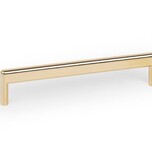 Uchwyt podłużny BEAM 0673/160 - mosiądz połysk Wymiary: - długość: 168 mm - szerokość: 8 mm - wysokość: 39 mm - rozstaw otworów: 160 mm...