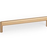 Uchwyt podłużny BEAM 0673/160 - mosiądz cava szczotkowany Wymiary: - długość: 168 mm - szerokość: 8 mm - wysokość: 39 mm - rozstaw otworów: 160 mm...