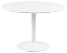 Stół okrągły IBIZA 110 cm - biały