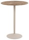 Stół barowy okrągły MALTA 80 cm - brązowy/szary