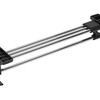 Wieszak wysuwny z uchwytem E50 40 cm - chrom połysk / czarny REJS - Rejs