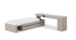 Zestaw mebli młodzieżowych WOOW SET-02P - clay grey