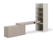 Zestaw mebli młodzieżowych WOOW SET-08L - clay grey