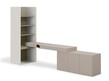 Zestaw mebli młodzieżowych WOOW SET-08P - clay grey
