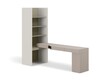 Zestaw mebli młodzieżowych WOOW SET-09P - clay grey