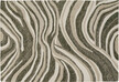 Dywan SHAPE WAVE 170x240 - zielony/beżowy