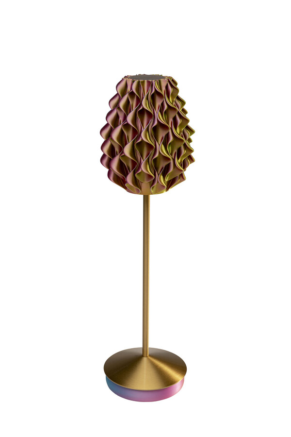 Lampa stołowa SWIRL - pomarańczowy