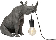 Lampa stołowa SITTING RHINO - szary