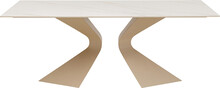 Stół ceramiczny GLORIA 200x100 - szarobeżowy
