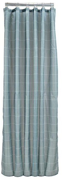 Zasłona prysznicowa niebieska 200x180 cm