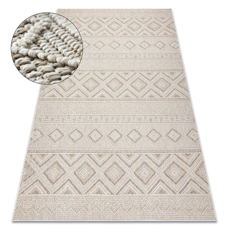 Dywan JERSEY 19234 romby - beżowy