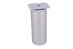 Nóżka okrągła D-860 z regulacją - aluminium / wys. 10 cm