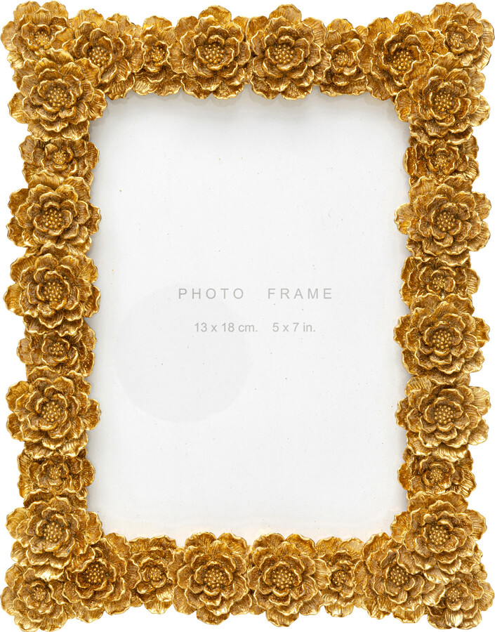 Ramka na zdjęcia FLOWER 13x18 - złoty