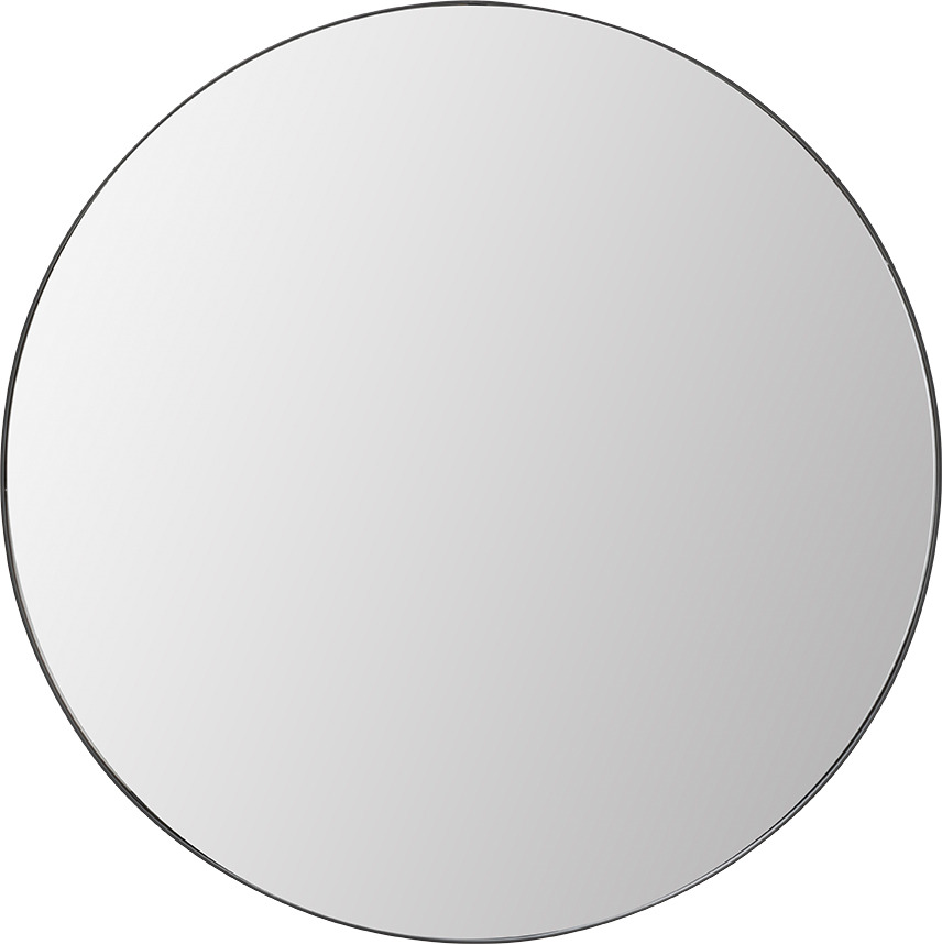 Lustro wiszące okrągłe STARLET 100 cm - czarny