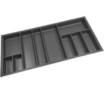 Wymiary: - szerokość: 940 mm - głębokość: 490 mm - wysokość: 55 mm Materiał: tworzywo sztuczne; matowe, delikatnie ziarniste Kolor: antracyt Sposób...