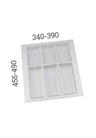 Organizacja szuflad Wkład CLASSICO 450/ wymiar 390 x 490/ biały PEKA - Peka