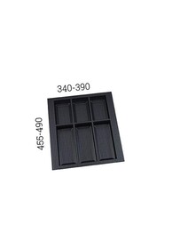 Organizacja szuflad Wkład CLASSICO-Kristall 450/ wymiar 390 x 490/ czarny PEKA - Peka