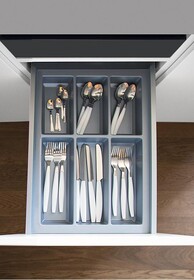 Organizacja szuflad Wkład CLASSICO 450/ wymiar 390 x 490/ szary PEKA - Peka