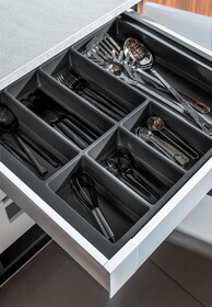 Organizacja szuflad Wkład CLASSICO 500/ wymiar 440 x 490/ antracyt PEKA - Peka