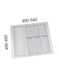 Organizacja szuflad Wkład CLASSICO 600/ wymiar 540 x 490/ biały PEKA - Peka