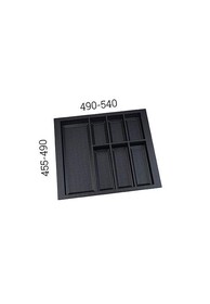 Organizacja szuflad Wkład CLASSICO-Kristall 600/ wymiar 540 x 490/ czarny PEKA - Peka